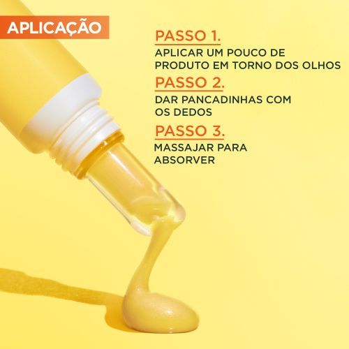 Creme para contorno de olhos com Vitamina C